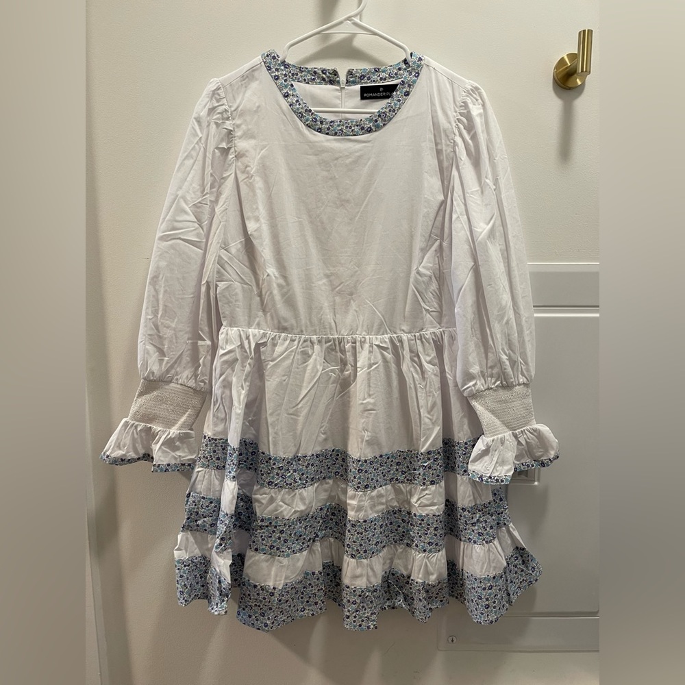 Floral Tiered Mini Dress